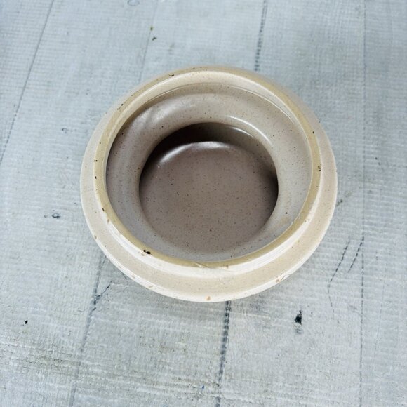 Vintage GT Mark 600/111 Speckle Rustic Farmhouse Canadian Stoneware Canister Jar - Picture 10 of 16